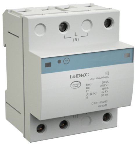 Ограничитель импульсных напряжений УЗИП DKC Jupiter 4п L-N-PE классII+III 20кА с NFC картинка